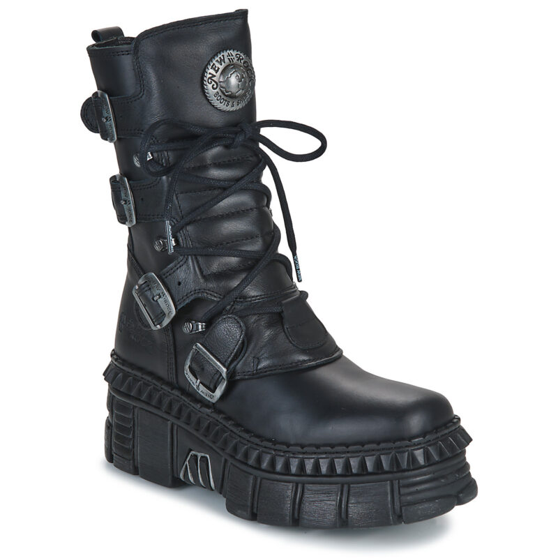 New Rock  MANELLE  Nero -  Stivaletti Uomo - 1