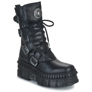 New Rock  MANELLE  Nero -  Stivaletti Donna