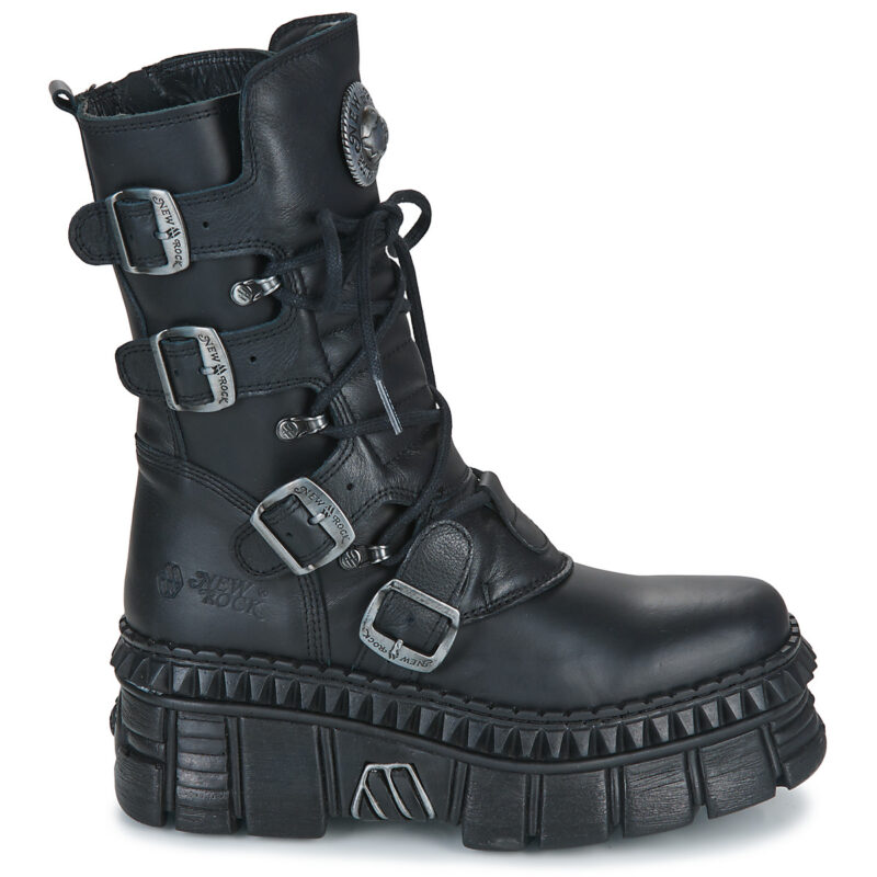 New Rock  MANELLE  Nero -  Stivaletti Uomo - 2