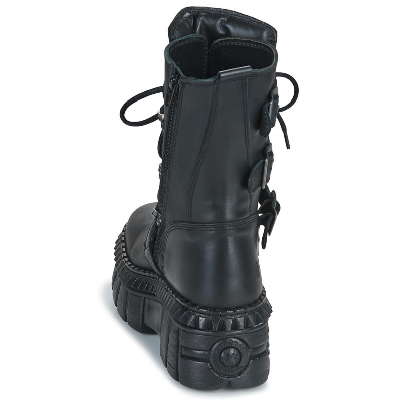 New Rock  MANELLE  Nero -  Stivaletti Uomo - 5