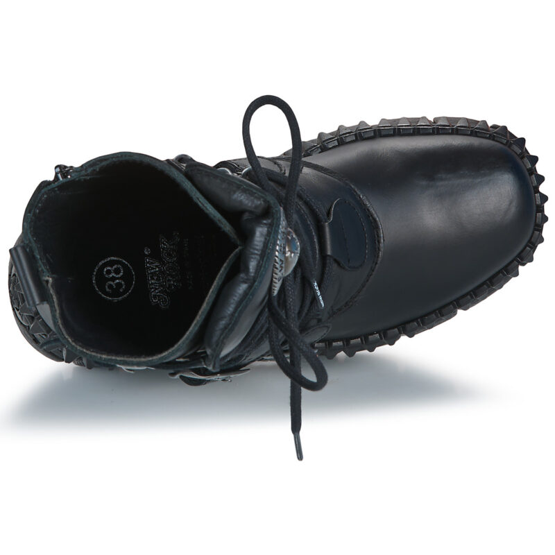 New Rock  MANELLE  Nero -  Stivaletti Uomo - 6