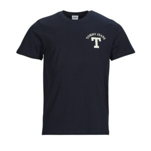 T-shirt  Tommy Jeans  TJM REG CURVED LETTERMAN TEE  Marine -  T-shirt maniche corte Uomo