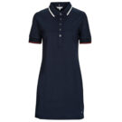 Abito corto Tommy Hilfiger REG SPLIT GLB STP POLO DRS SS Marine Abiti corti Donna - 1