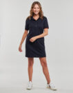 Abito corto Tommy Hilfiger REG SPLIT GLB STP POLO DRS SS Marine Abiti corti Donna - 2
