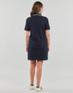 Abito corto Tommy Hilfiger REG SPLIT GLB STP POLO DRS SS Marine Abiti corti Donna - 4