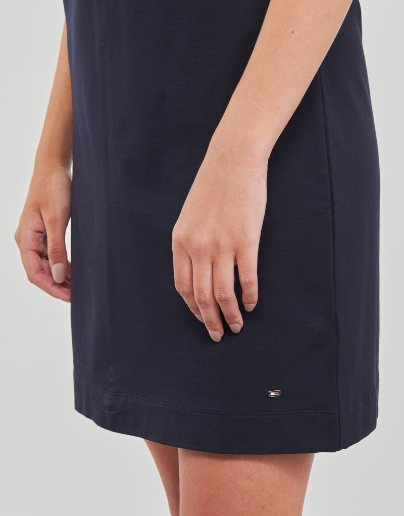 Abito corto Tommy Hilfiger REG SPLIT GLB STP POLO DRS SS Marine Abiti corti Donna - 5