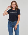 T-Shirt Tommy Hilfiger REG MONOTYPE EMB C-NK SS Marine T-Shirt kurze &Auml;rmel Damen - 2