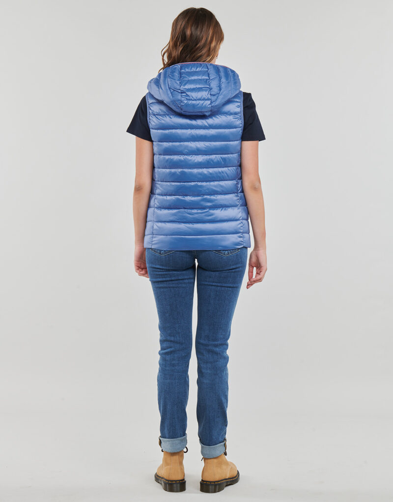 Piumino Tommy Hilfiger LW PADDED GLOBAL STRIPE VEST Blu Piumini Donna - 2