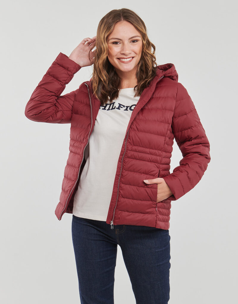 Piumino Tommy Hilfiger FEMININE LW DOWN JACKET Rosso Piumini Donna - 2