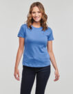 T-shirt Tommy Hilfiger 1985 SLIM SLUB C-NK SS Blu T-shirt maniche corte Donna - 2