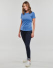 T-shirt Tommy Hilfiger 1985 SLIM SLUB C-NK SS Blu T-shirt maniche corte Donna - 3