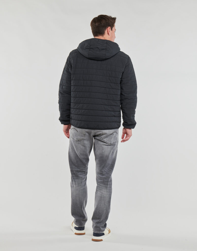 Chaqueta acolchada con capucha Tommy Hilfiger GMD para hombre, color negro, de plumas - 4