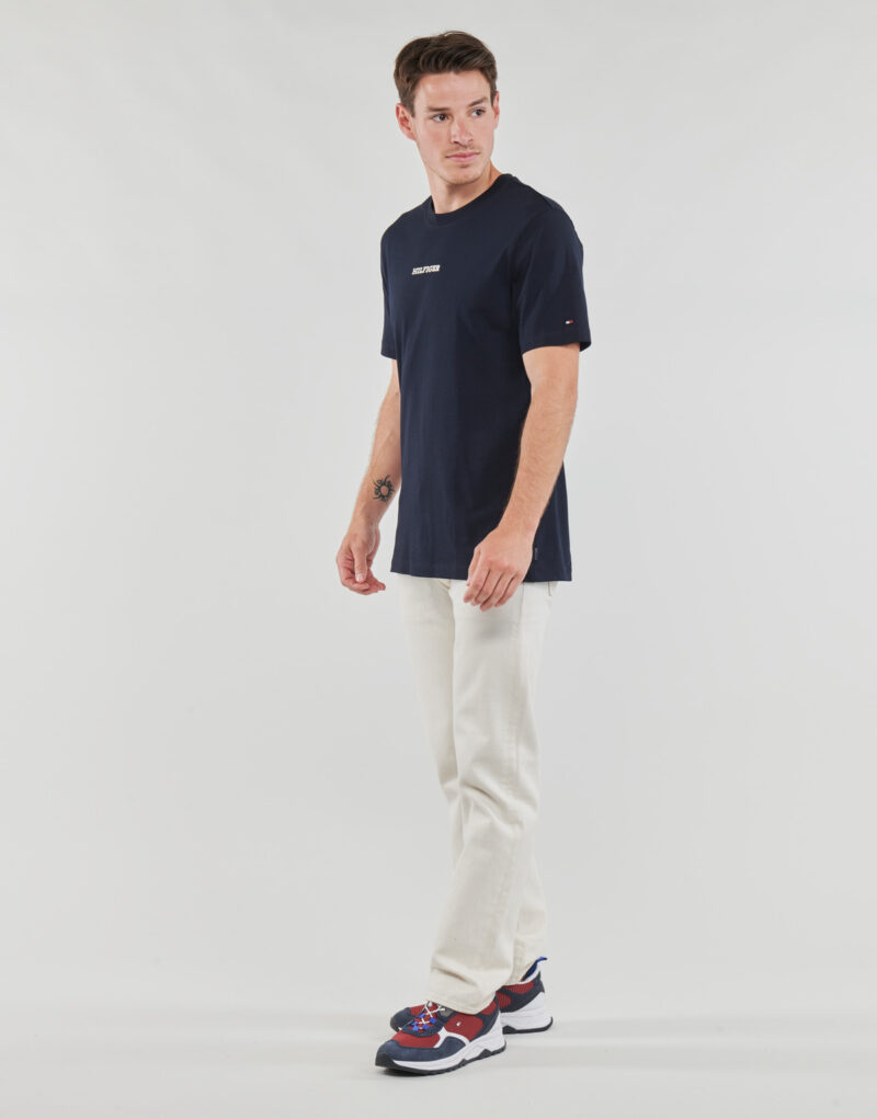 Tommy Hilfiger MONOTYPE SMALL CHEST PLACEMENT Marine T-shirt Short Sleeve Men - 3