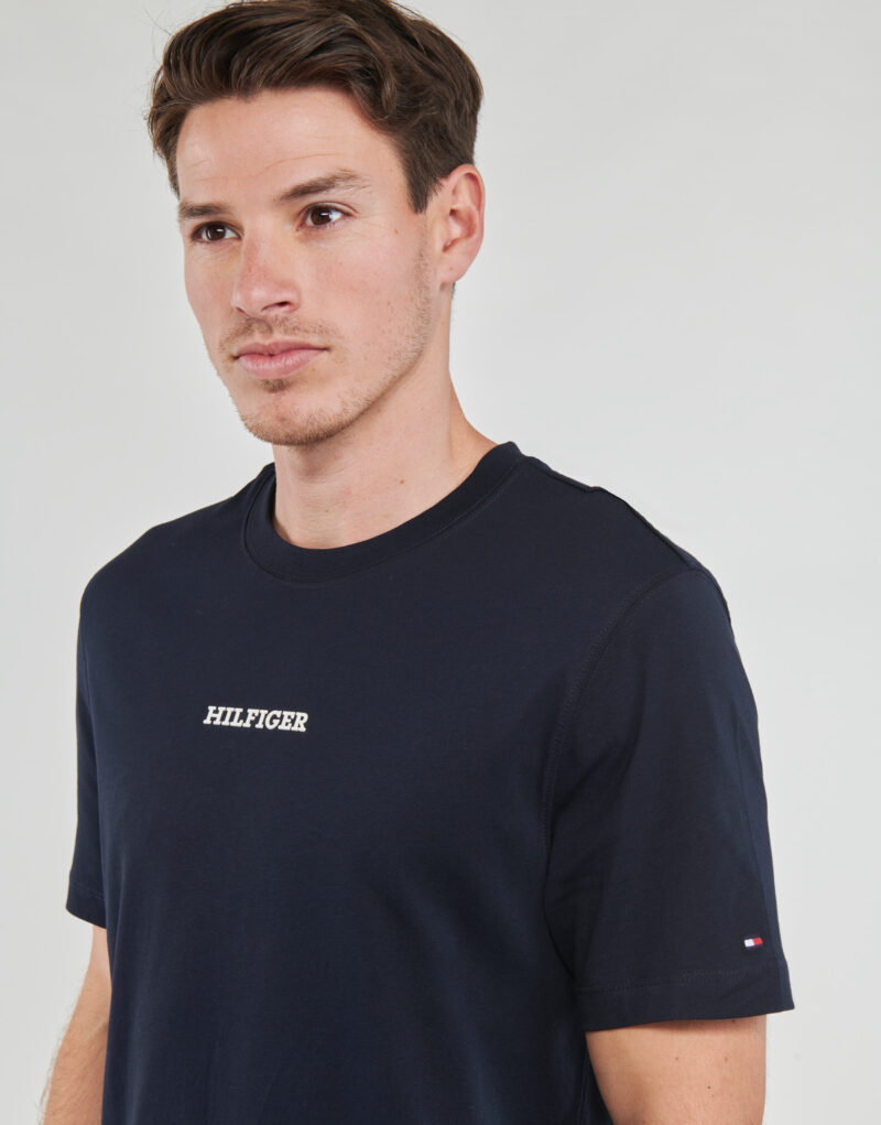 Tommy Hilfiger MONOTYPE SMALL CHEST PLACEMENT Marine T-shirt Short Sleeve Men - 5