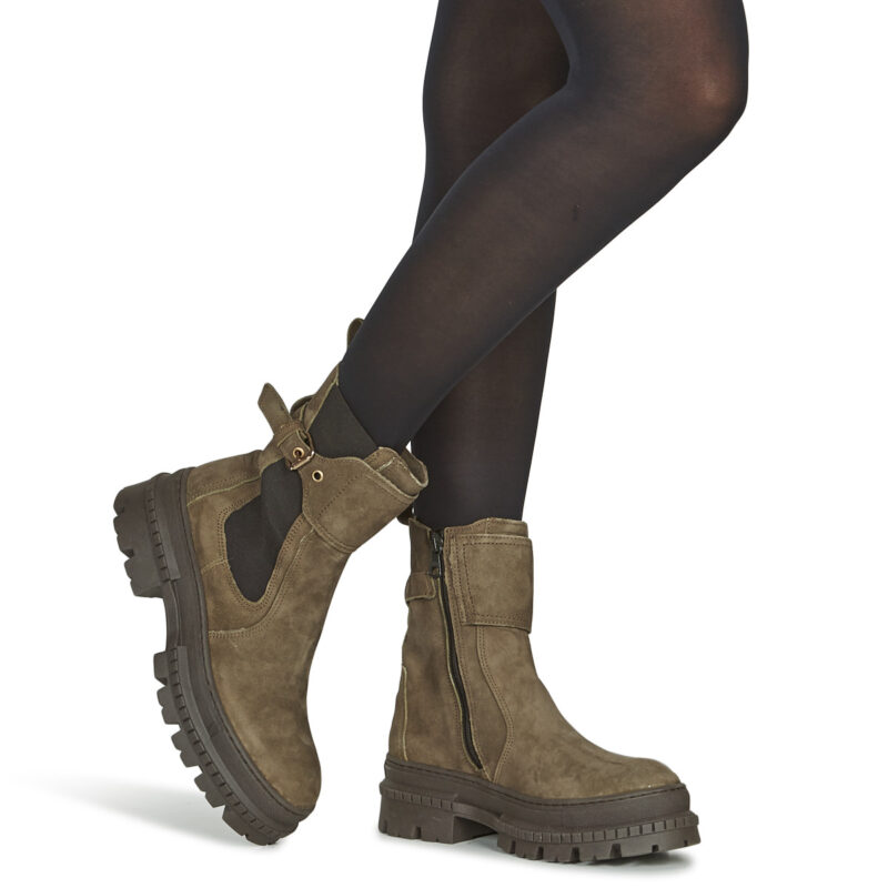 Mjus GEORDIE BUCKLE Kaki - Stivaletti Donna - 8