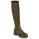Fru.it CHELIN Khaki - Damen-Oberschenkelhohe Stiefel - 1