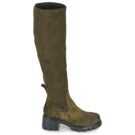 Fru.it CHELIN Khaki - Damen-Oberschenkelhohe Stiefel - 2