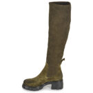 Fru.it CHELIN Khaki - Damen-Oberschenkelhohe Stiefel - 4