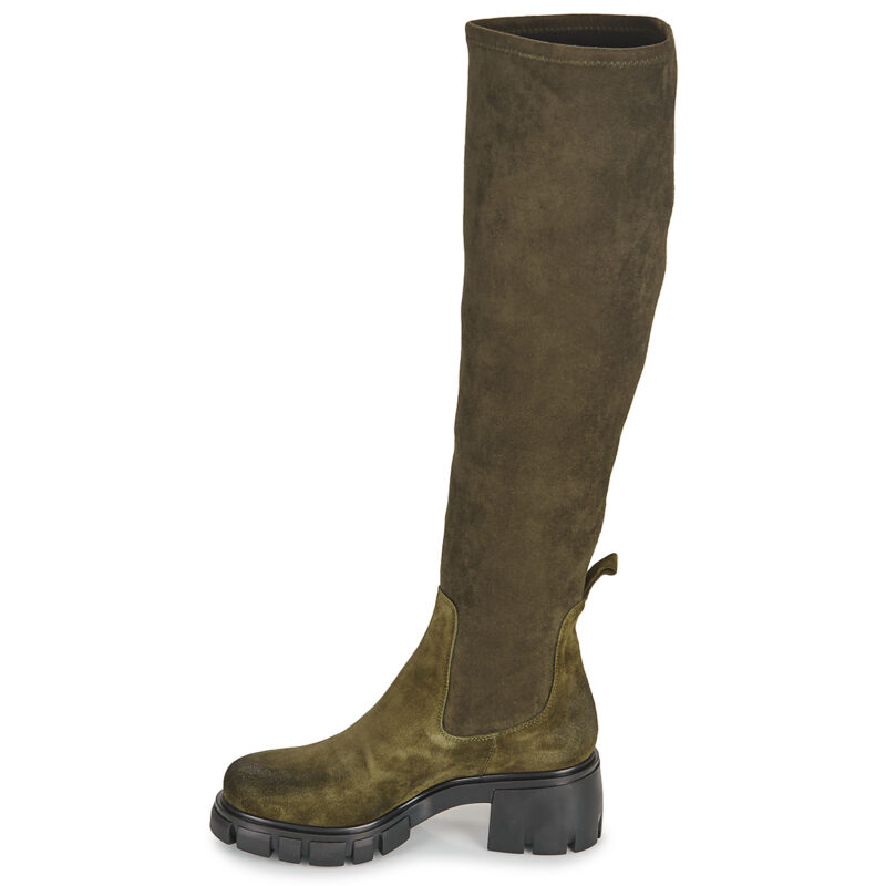 Fru.it CHELIN Khaki - Damen-Oberschenkelhohe Stiefel - 4