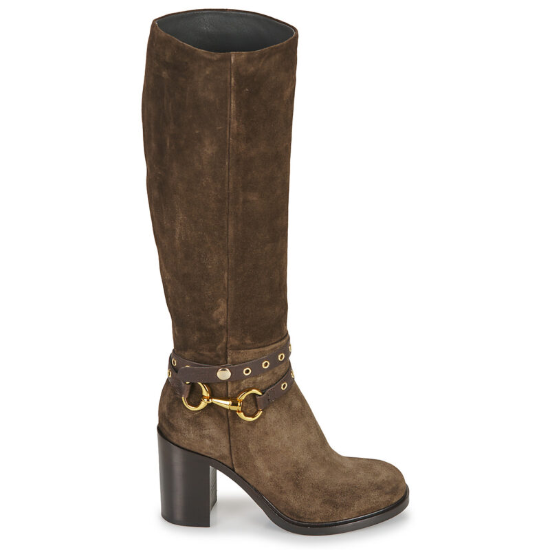 Fru.it 8437-964-CHELIN-PALUDE Marrone - Stivali con tacco Donna - 2