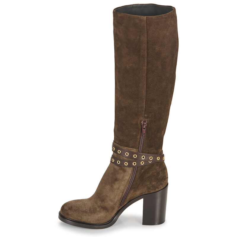 Fru.it 8437-964-CHELIN-PALUDE Marrone - Stivali con tacco Donna - 4