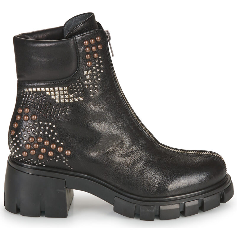 Fru.it  8340-953-GLOVE-NERO-BROCHIE-MULTICOLOR  Nero -  Stivaletti Donna - 2