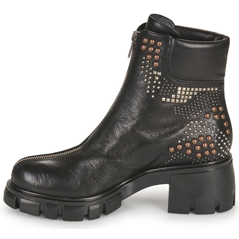 Fru.it  8340-953-GLOVE-NERO-BROCHIE-MULTICOLOR  Nero -  Stivaletti Donna - 4