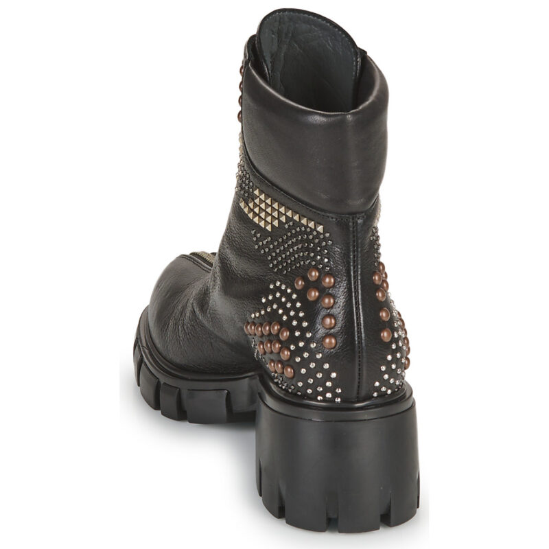 Fru.it  8340-953-GLOVE-NERO-BROCHIE-MULTICOLOR  Nero -  Stivaletti Donna - 5