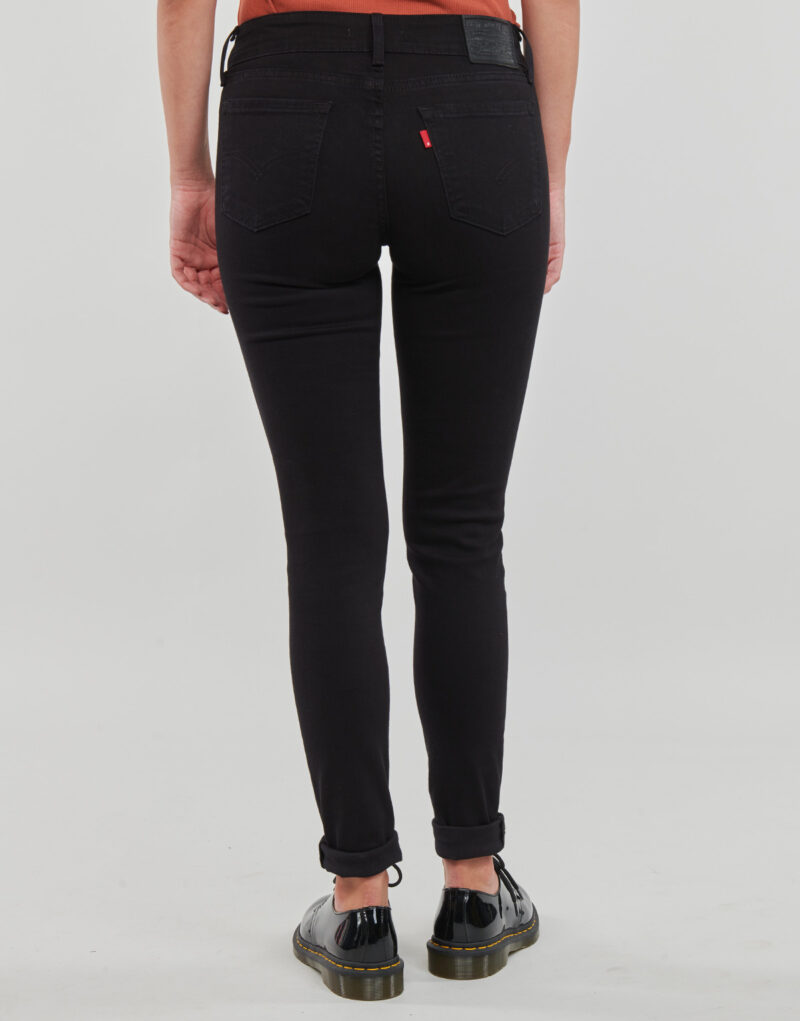 Skynny-Jeans Levis 711 DOUBLE BUTTON Schwarz - Jeans skynny Frau - 4