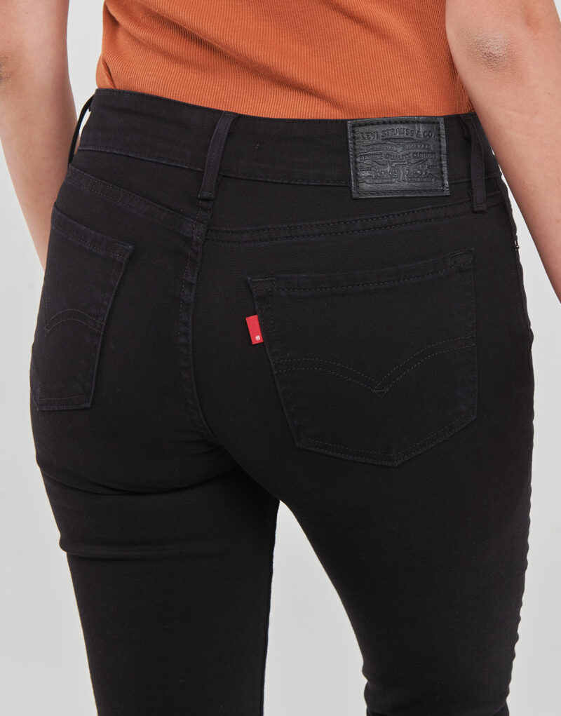 Skynny-Jeans Levis 711 DOUBLE BUTTON Schwarz - Jeans skynny Frau - 5