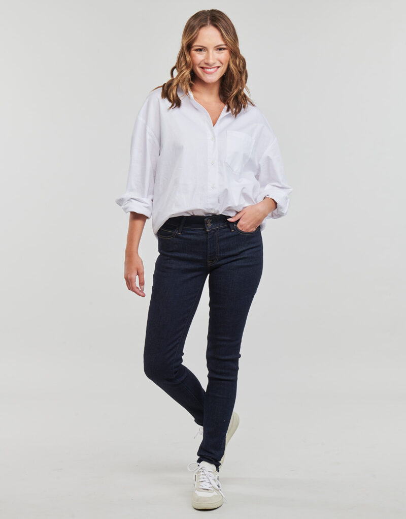 Jeans skynny  Levis  711 DOUBLE BUTTON  Marine -   Jeans skynny Donna - 2