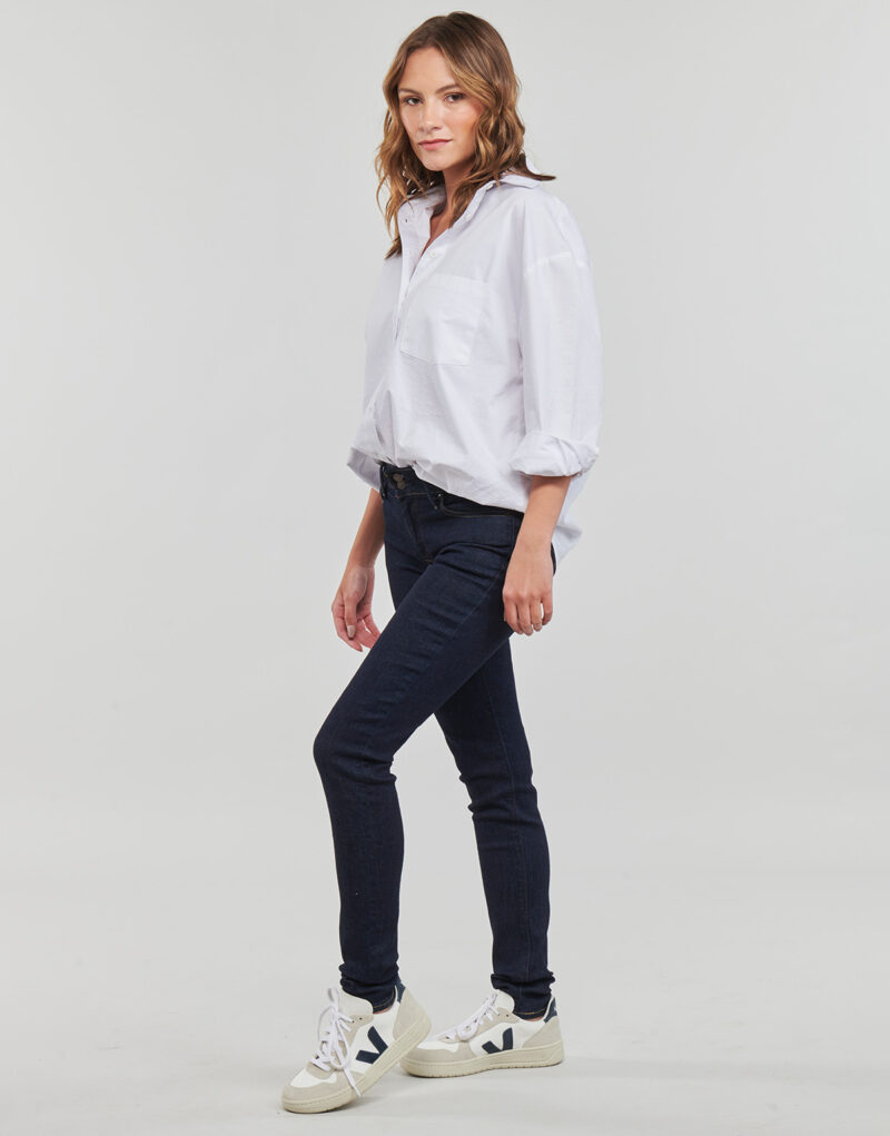 Jeans skynny  Levis  711 DOUBLE BUTTON  Marine -   Jeans skynny Donna - 3