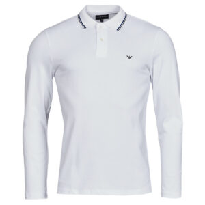 Polo maniche lunghe  Emporio Armani  8N1FB5  Bianco -  Polo maniche lunghe Uomo