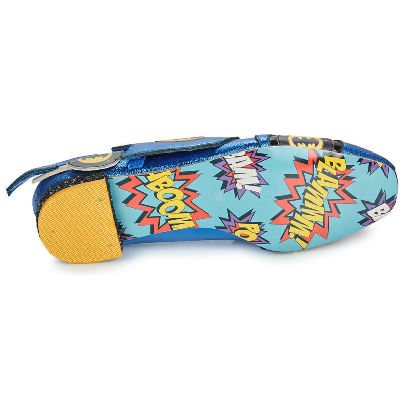 Irregular Choice BATMOBILE KICKS Blu Ballerine Donna - 7