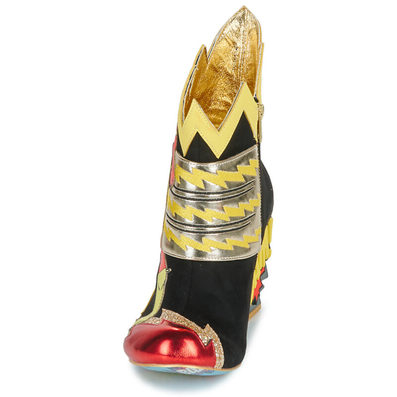 Irregular Choice CHASING JUSTICE Black Women's Ankle Boots - 3