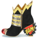 Irregular Choice CHASING JUSTICE Black Women's Ankle Boots - 4