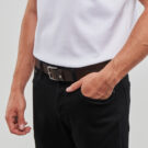 BOSS Ther-Flag-E_Sz35 Brown Belt Men's Belts - 4