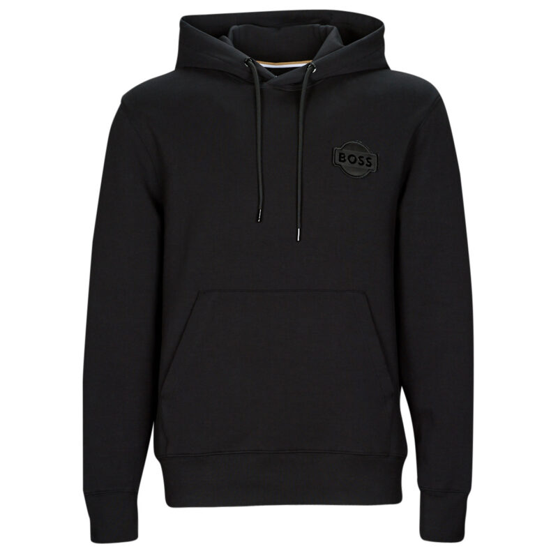 BOSS Seeger 131 Hoodies Black Men's Hoodies - 1