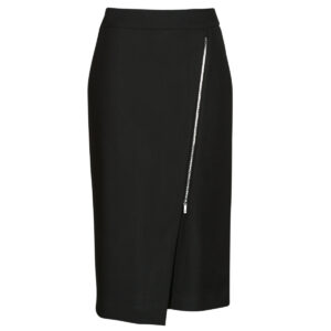 Gonne midi  BOSS  Vemboka3  Nero -  Gonne midi Abbigliamento Donna