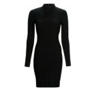 Short dress MICHAEL Michael Kors MOCK NK RIBBED MINI DRS Nero Abiti corti Donna - 1