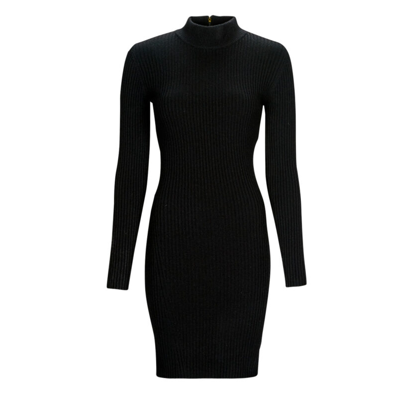 Short dress MICHAEL Michael Kors MOCK NK RIBBED MINI DRS Nero Abiti corti Donna - 1