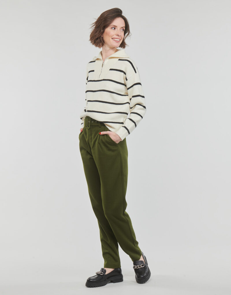 pantalones chinos Betty London Pantalones chinos caqui para mujer ANDALI - 3