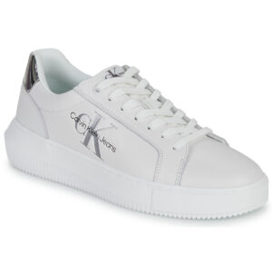 Calvin Klein Jeans  CHUNKY CUPSOLE MONO LTH WN  Bianco -  Sneakers basse Donna