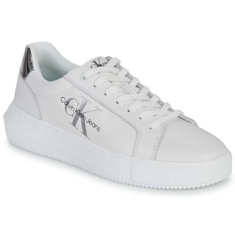 Calvin Klein Jeans CHUNKY CUPSOLE MONO LTH WN Wei&szlig; Damen Sneaker - 1