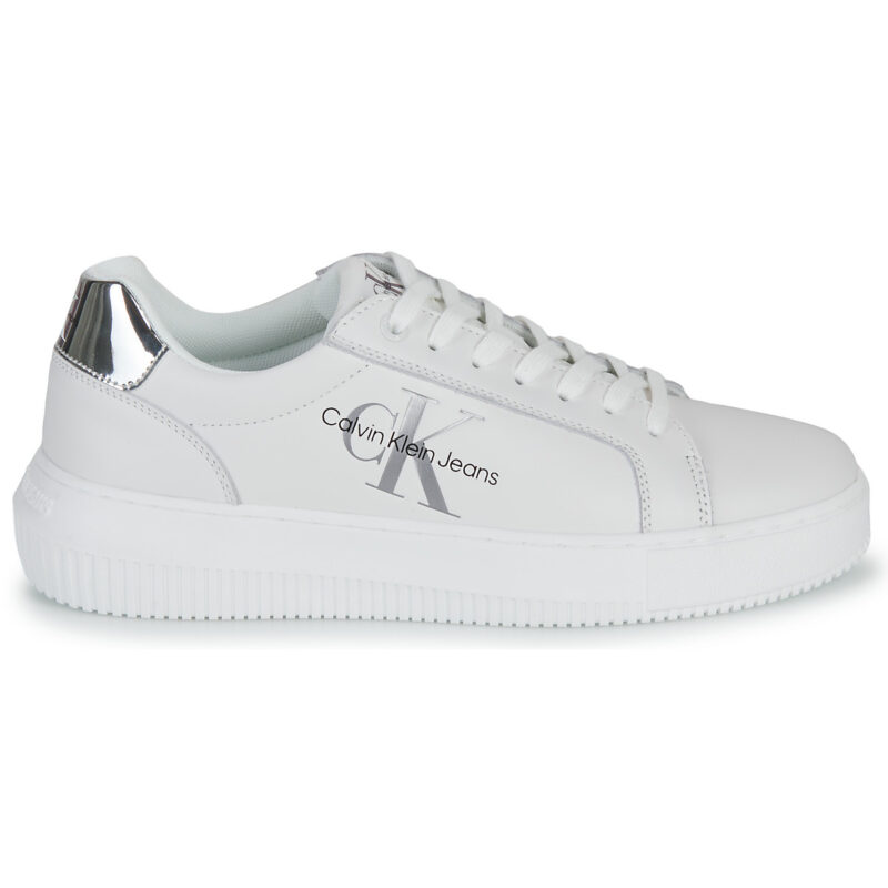 Calvin Klein Jeans CHUNKY CUPSOLE MONO LTH WN Wei&szlig; Damen Sneaker - 2