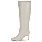 Moony Mood Botas de tac&oacute;n beige NEW08 para mujer - 4