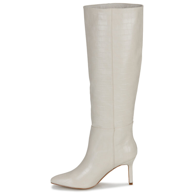 Moony Mood Botas de tac&oacute;n beige NEW08 para mujer - 4