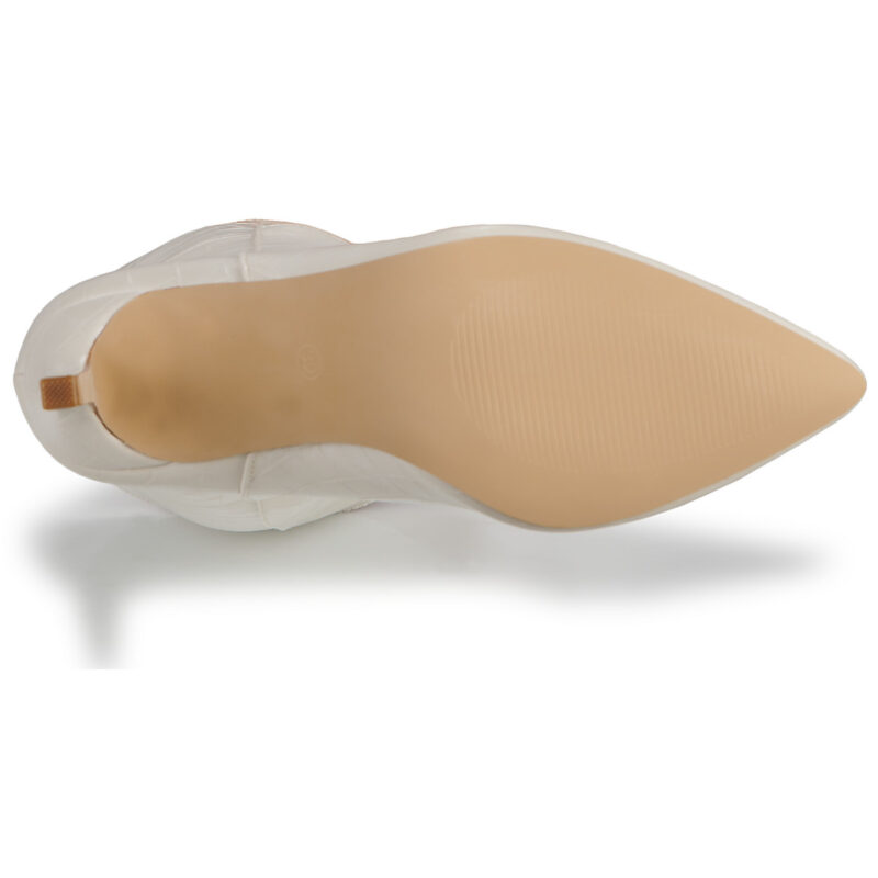 Moony Mood Botas de tac&oacute;n beige NEW08 para mujer - 7