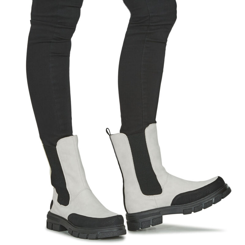 Rieker Z9170-60 Bianco Stivaletti Donna - 8