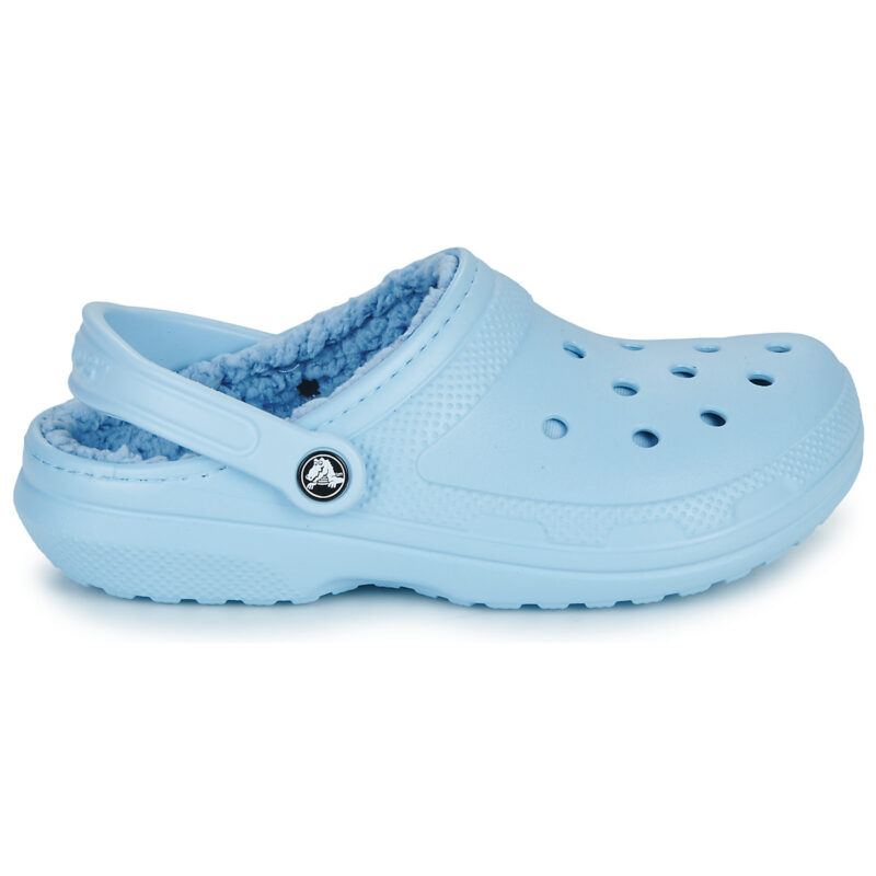 Crocs Classic Lined Clog Bleu Sabots Femme - 2